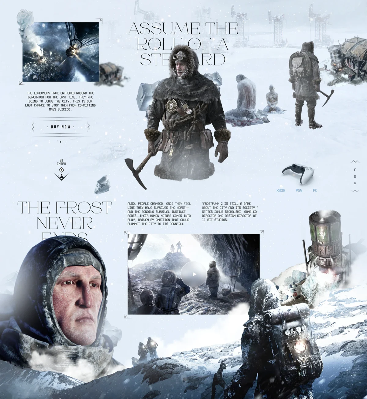 Frostpunk 2 - Game website