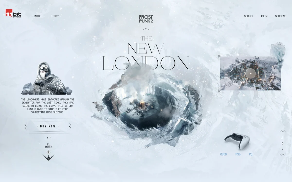 Frostpunk 2 - Game website