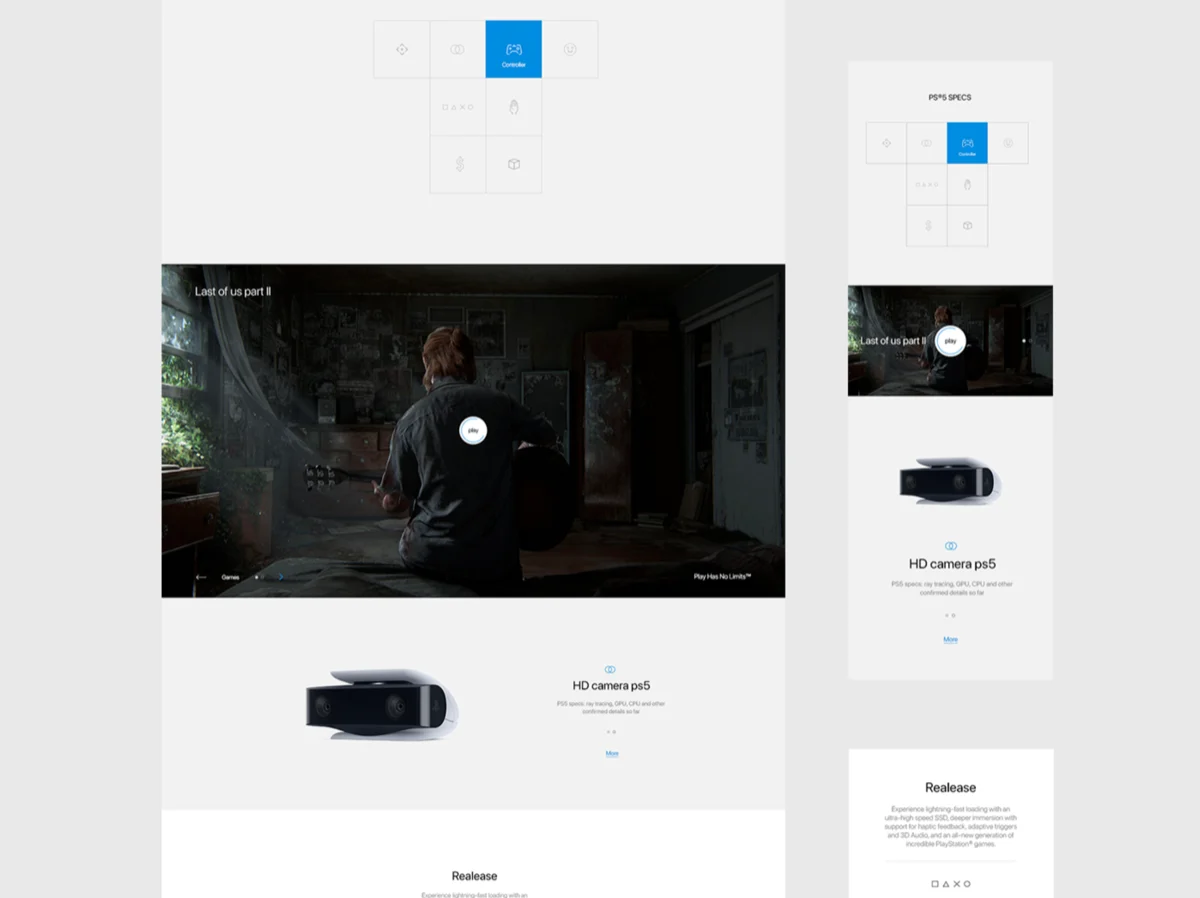 PlayStation 5 - Product launch site