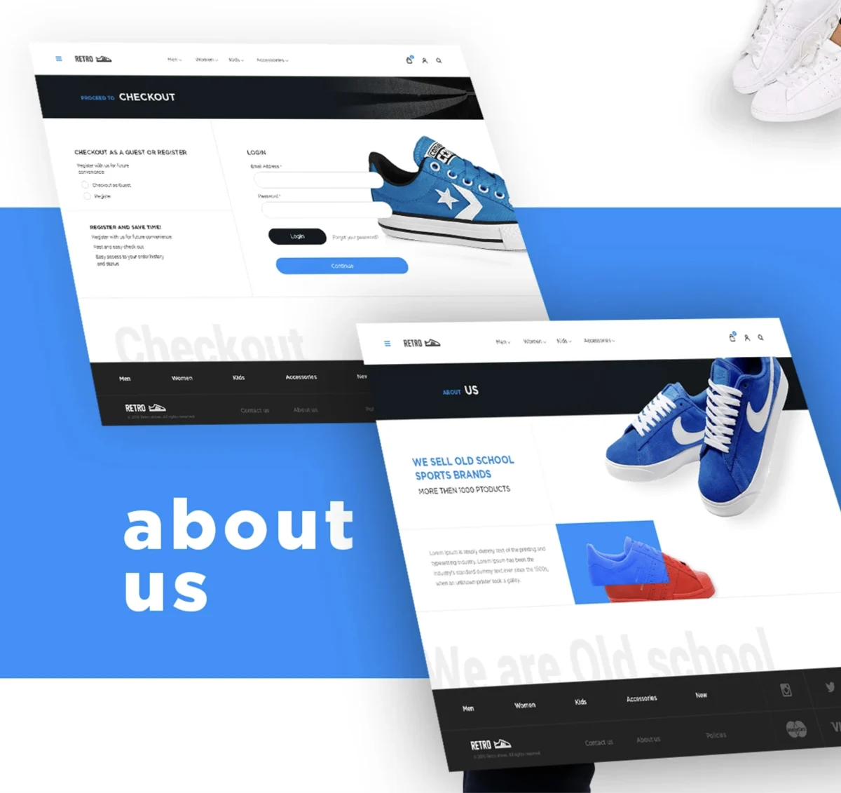 Retro Shoes - E-commerce