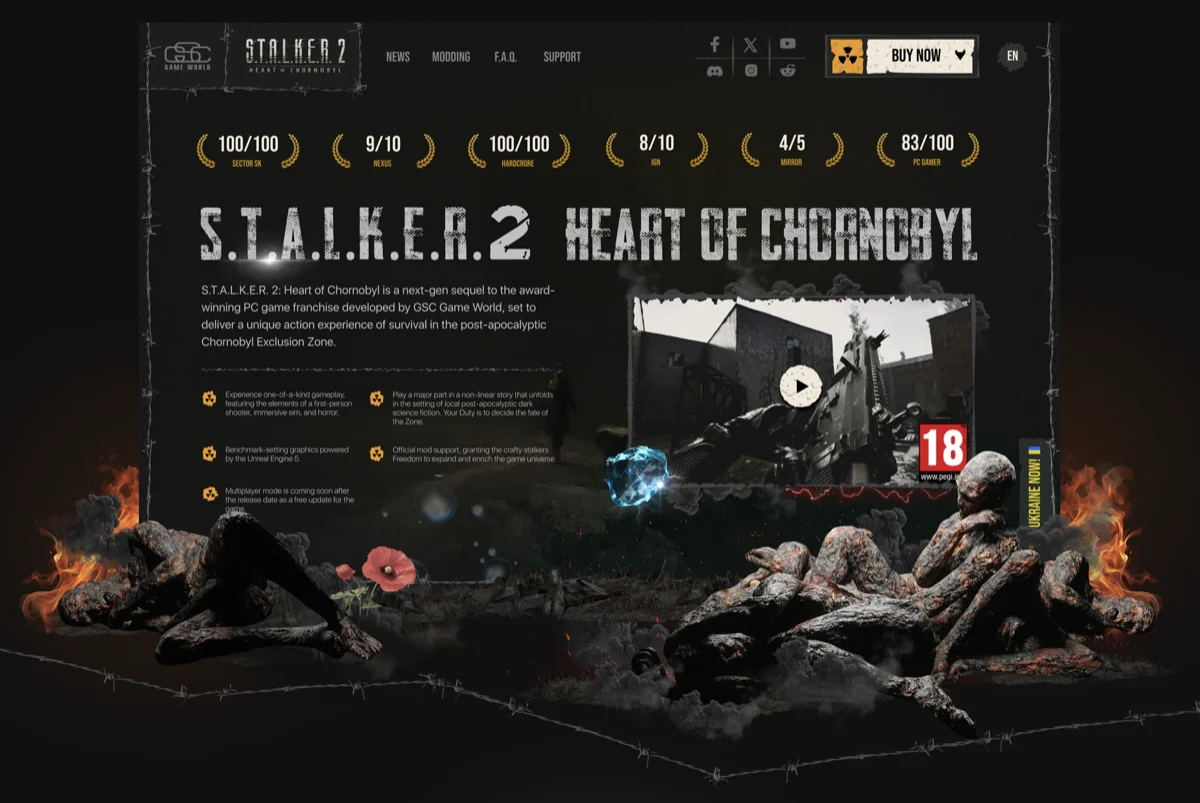 S.T.A.L.K.E.R. 2 - Game website