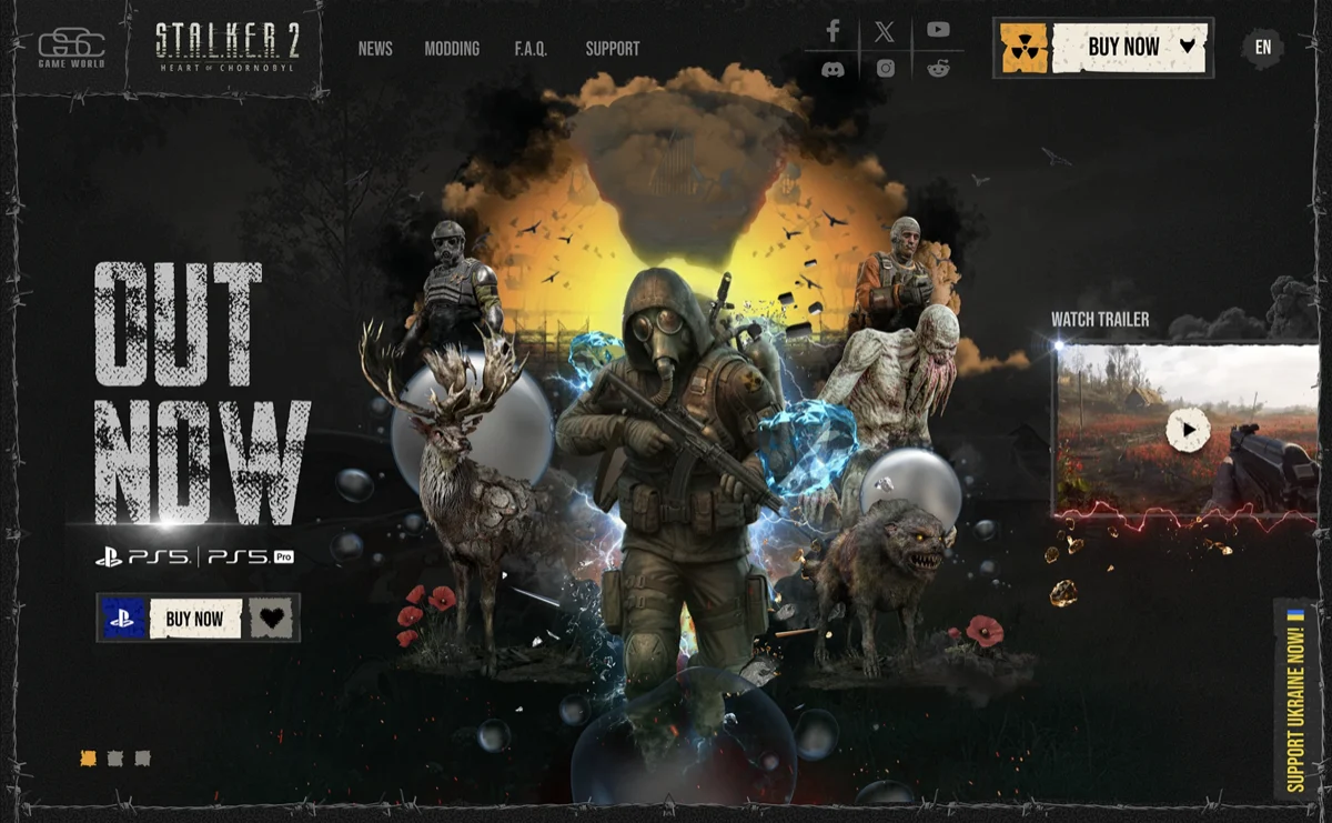 S.T.A.L.K.E.R. 2 - Game website