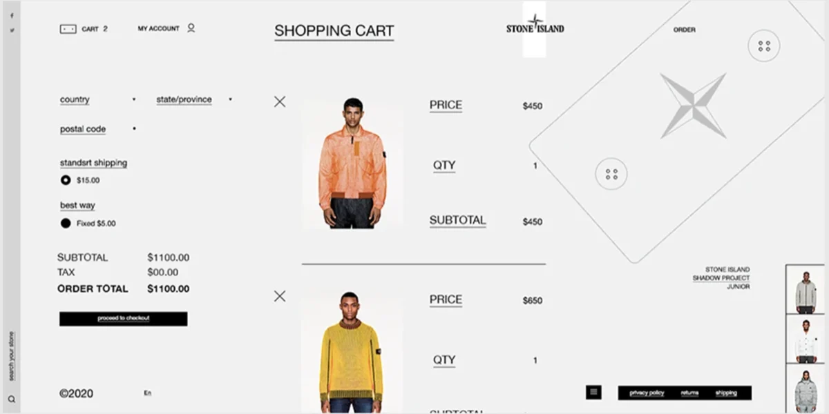 Stone Island - E-commerce