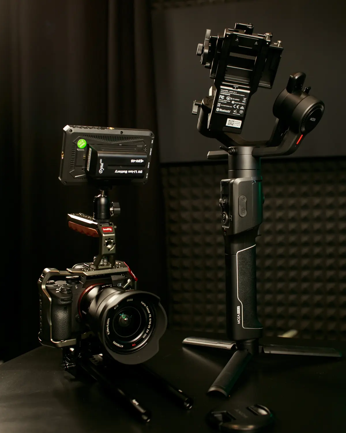 Cameras ready for a live session